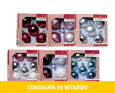 BOCCE DI NATALE CLASSICHE