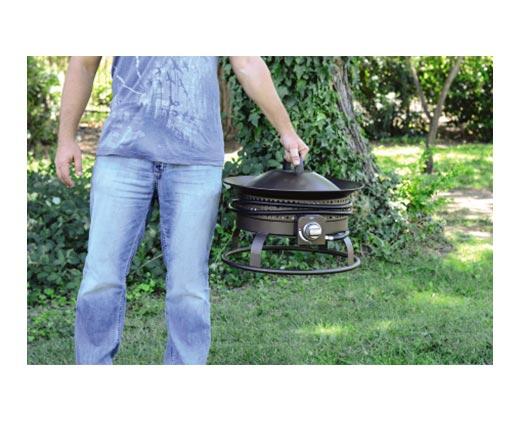 Belavi
Portable Gas Fire Pit with Locking Lid