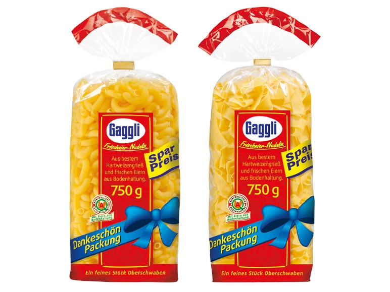 GAGGLI Frischei-Nudeln