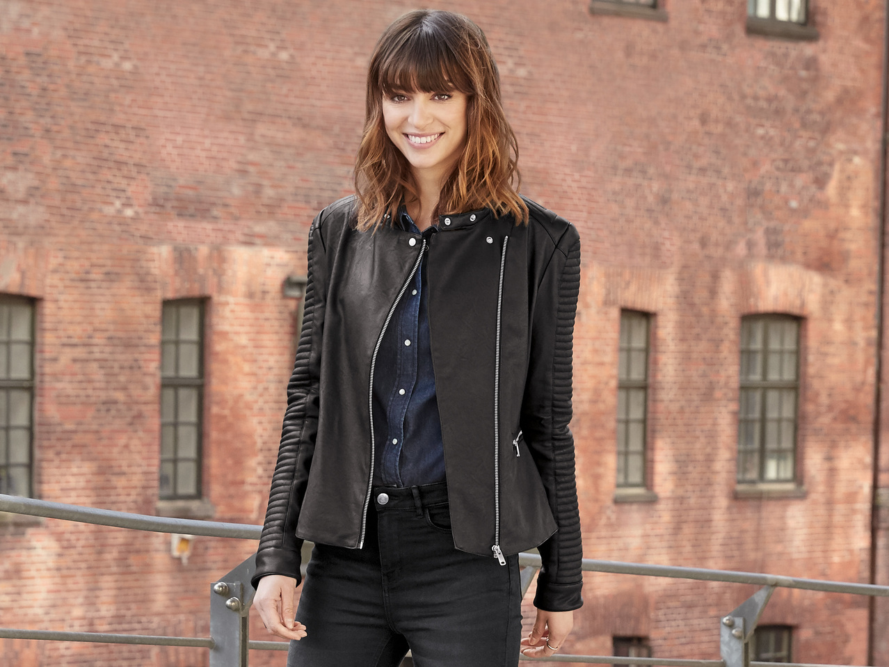 ESMARA(R) Damen Bikerjacke1