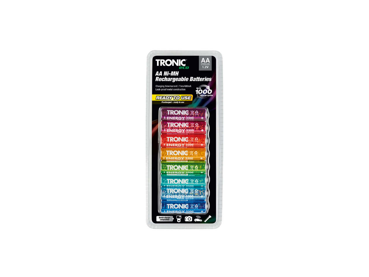 TRONIC(R) Genopladelige batterier