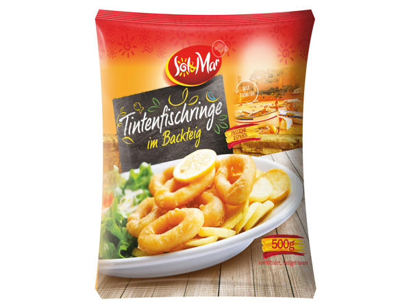 SOL & MAR Tintenfischringe im Backteig