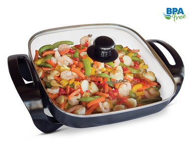 Ambiano 12" Electric Skillet With Ceramic Coating