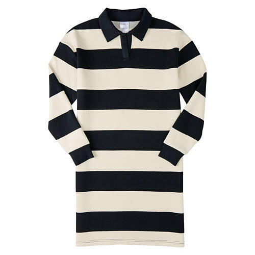 Ladies Sweatshirt Dress - Stripe, XL