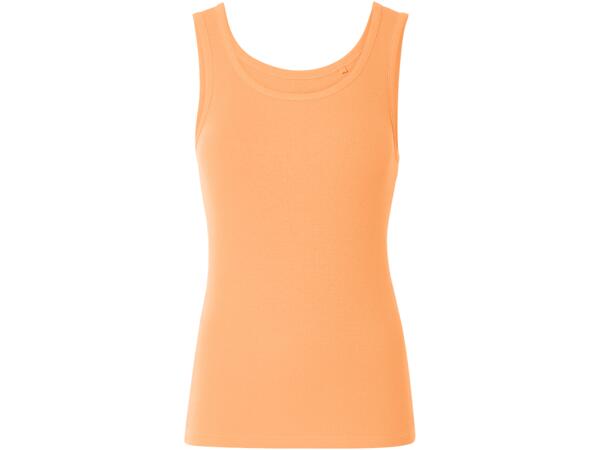 Ribbad topp, 2-pack