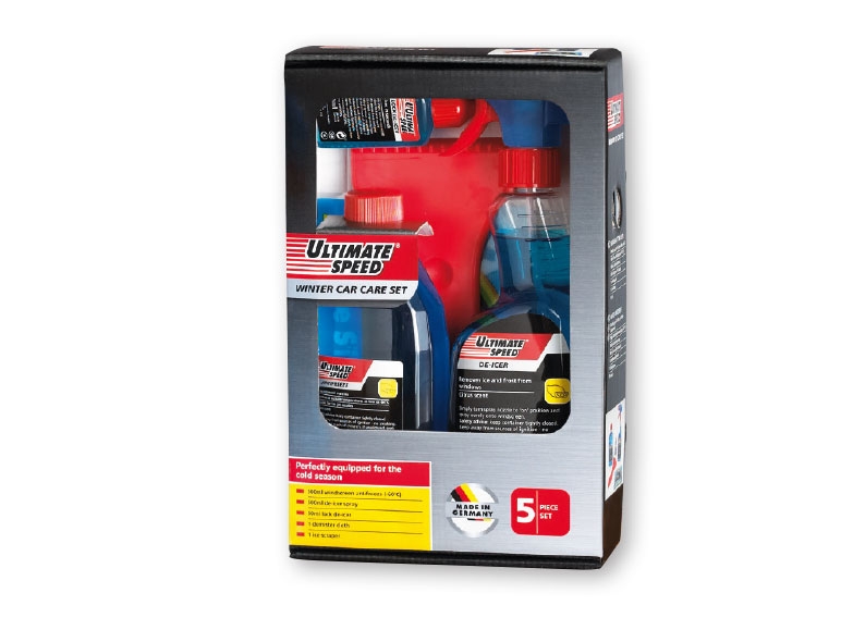 Ultimate Speed 5 Piece Winter Car Care Set