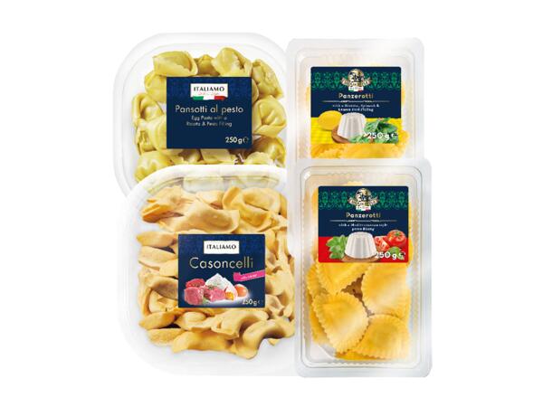 Pansotti al pesto/ Färsk fylld pasta