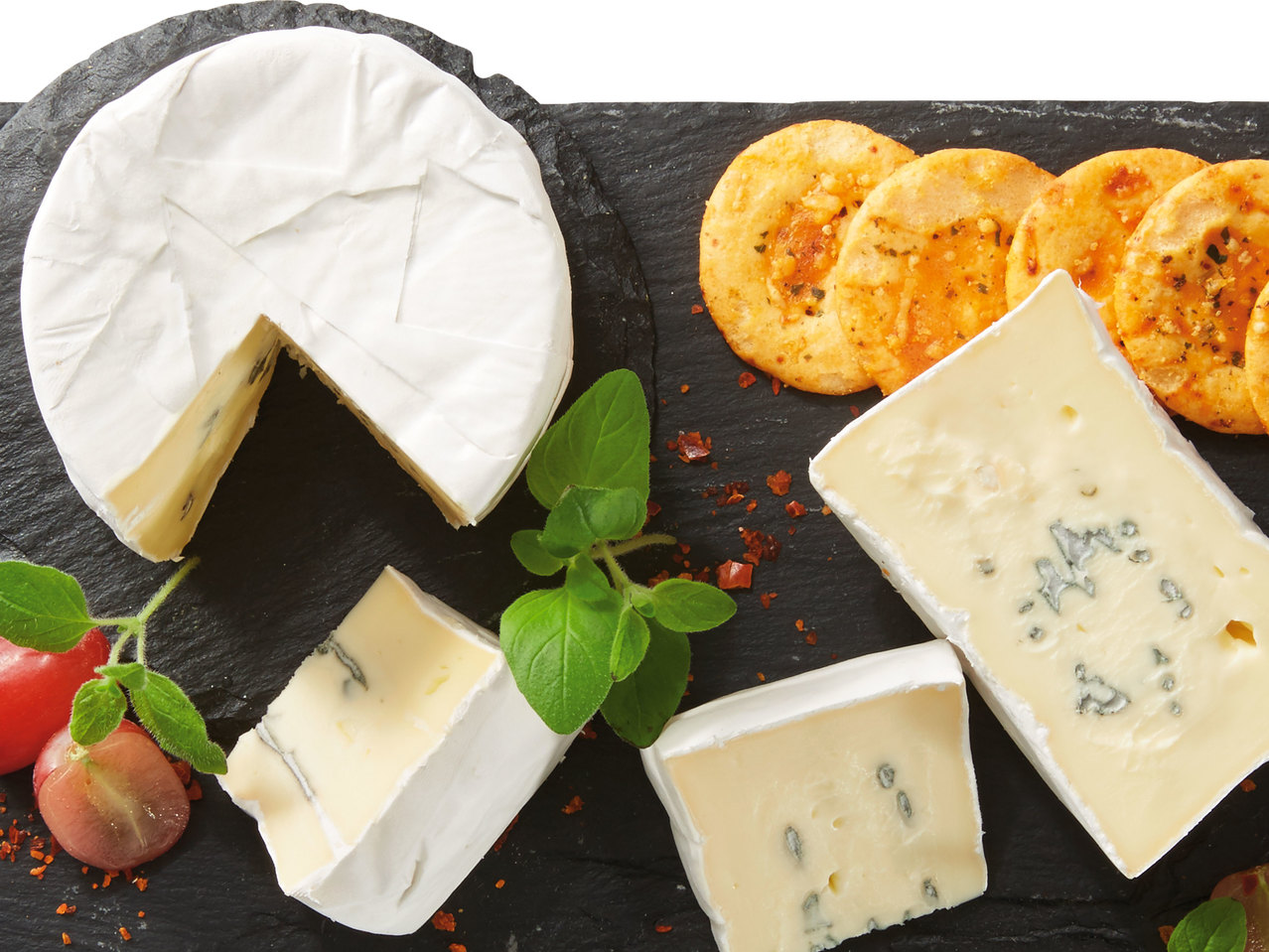 DUC DE COEUR/CHÊNE D'ARGENT Camembert le Caractère/ Blauschimmelkäse
