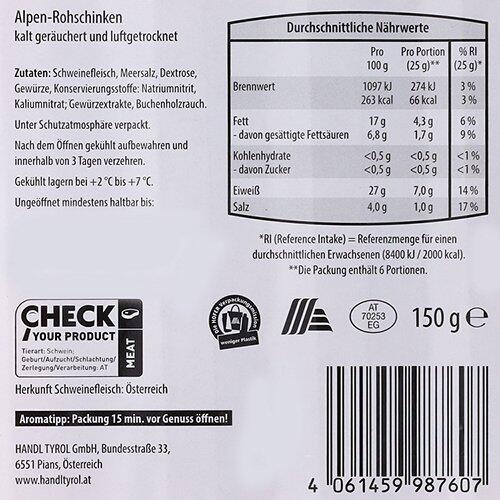 GENUSS 100% AUS ÖSTERREICH Alpenrohschinken