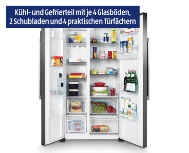 MEDION Side-by-Side-Kühlschrank