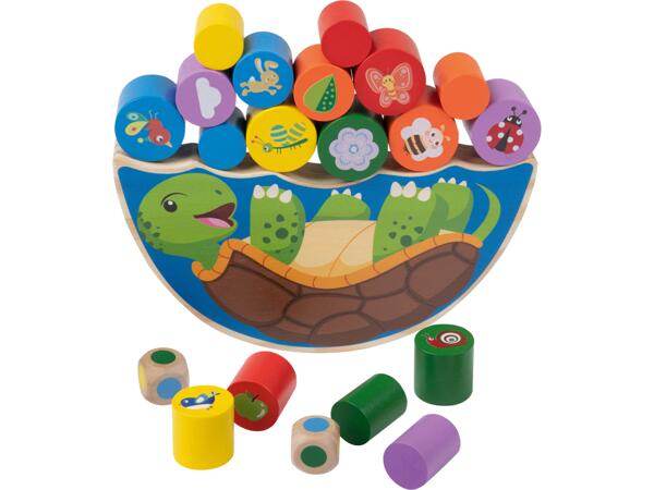 Wooden Game "Dominoes, Memory, Fishing or Balance Game"