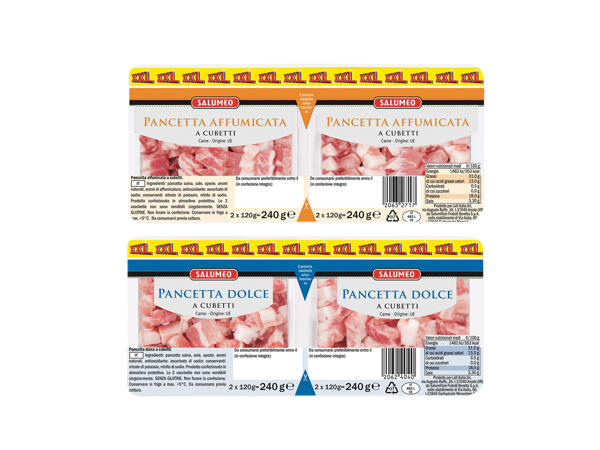 Bacon Cubes Mild or Smoked