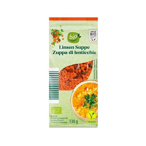 BIO vegane Linsengerichte, Linsen Suppe
