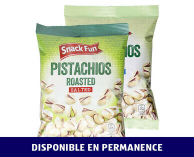 SNACK FUN 
 PISTACHES DÉCORTIQUÉES