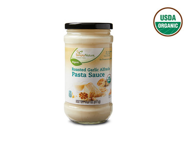 SimplyNature Organic Alfredo or Roasted Garlic Alfredo Sauce