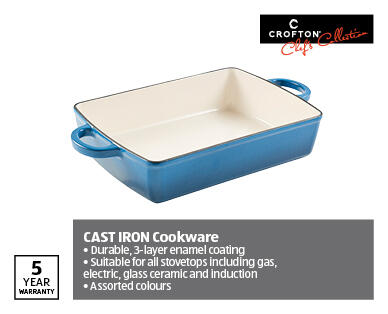 Cast Iron Roaster – Blue or Green