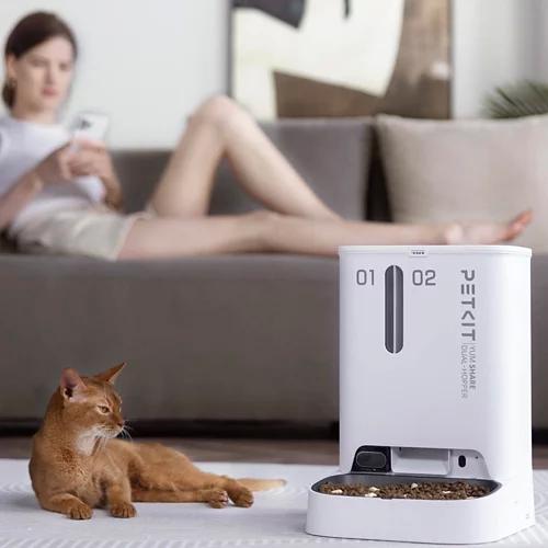PETKIT YUMSHARE Dual-Hopper Smart Pet Feeder avec caméra