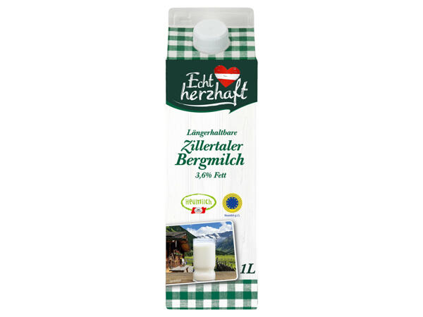 ECHT HERZHAFT Längerfrische Zillertaler Bergmilch