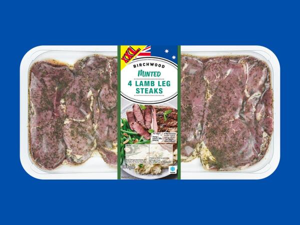 Birchwood 4 Minted Lamb Leg Steaks