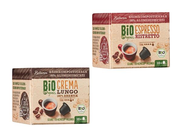 Capsules de café bio compostables