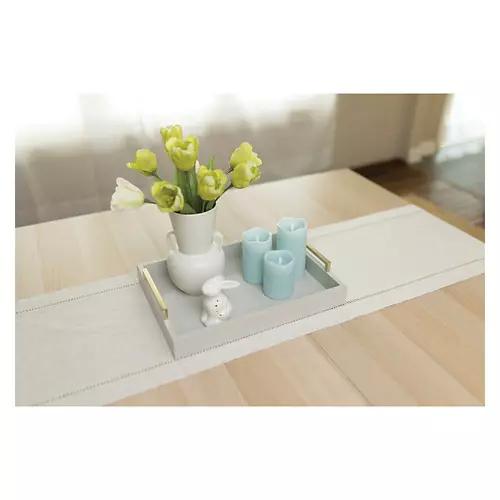 3 Piece LED Pastel Candle Set, Blue