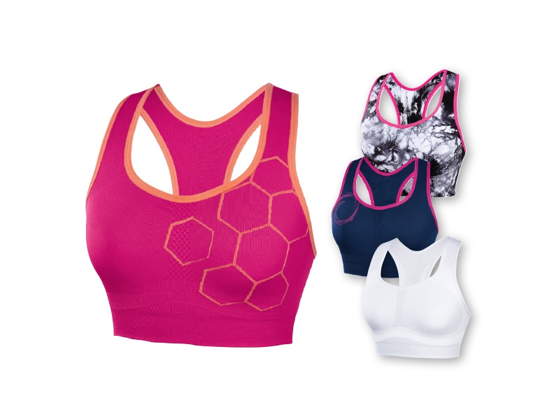 Crivit Ladies' Seamless High Impact Sports Bra