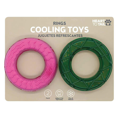 2 Pack Cooling Dog Toys - Ring