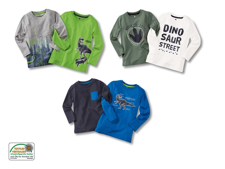 Langarmshirts, 2er