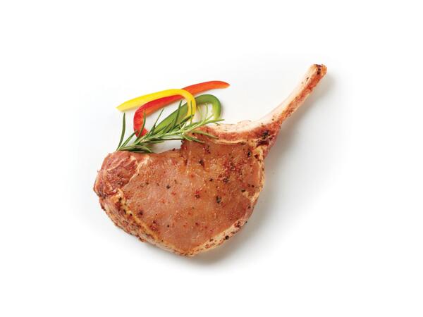 Marinated Tomahawk Pork Chop
