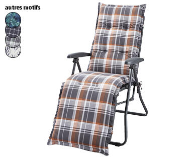 BELAVI(R) 
 COUSSIN POUR CHAISE LONGUE DE JARDIN