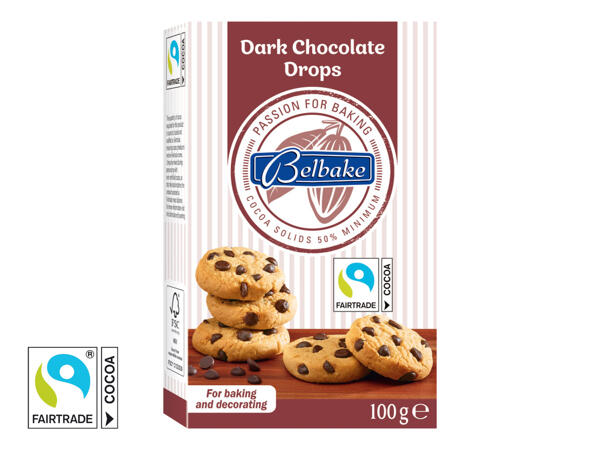 Mörka chokladknappar