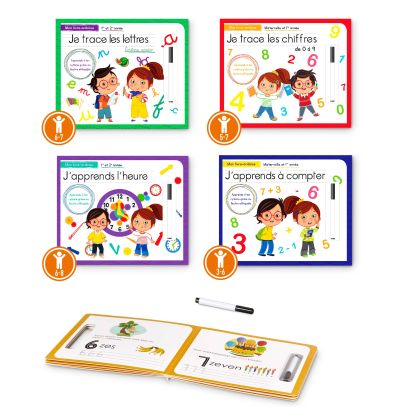 Livre d'exercices avec stylo