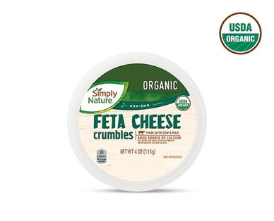 Simply Nature Organic Feta, Blue or Shredded Parmesan Cheese