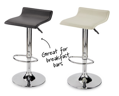 Padded Gas Lift Bar Stool