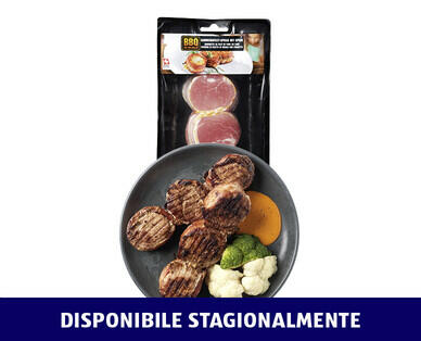 BBQ 
 MEDAGLIONI DI FILETTO DI MAIALE CON PANCETTA