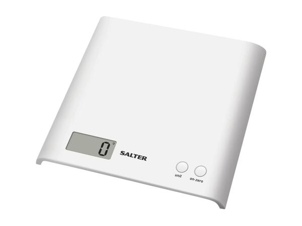 Salter Electronic Kitchen Scale - White