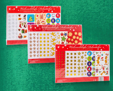 Weihnachtssticker-Set