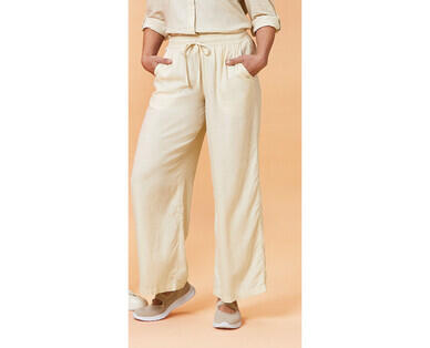 Women's Linen Blend Pants