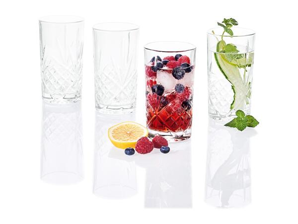 Livarno Home Whisky/​Highball Glasses - Set of 4