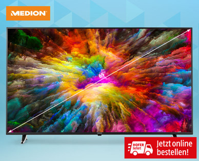 MEDION 163,8 cm (65") Ultra HD Smart-TV mit Dolby VisionTM MEDION(R) LIFE(R)