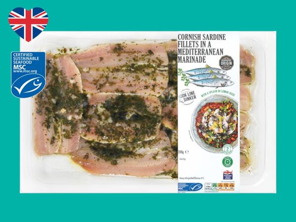 Cornish Sardine Fillets in a Mediterranean Marinade