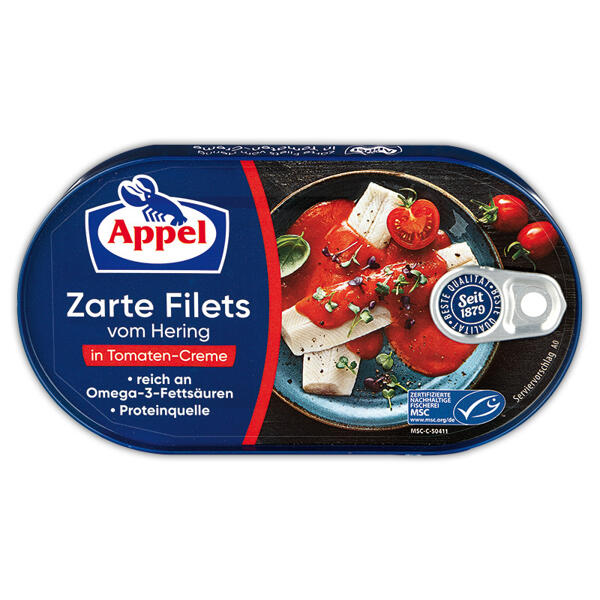 Zarte Filets vom Hering