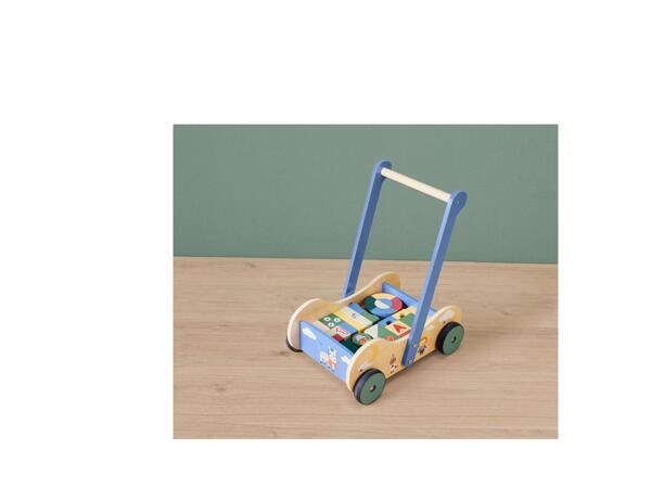 Lupilu Wooden Baby Walker/​Activity Cube