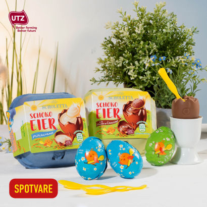 Chokoladeæg med cremefyld