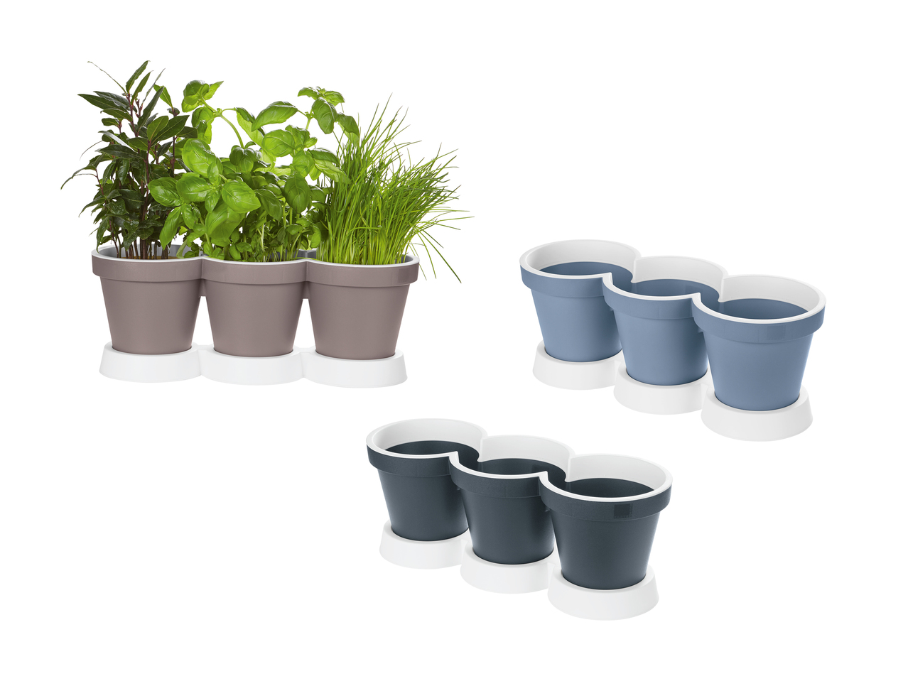 Vaso per erbe aromatiche da 3