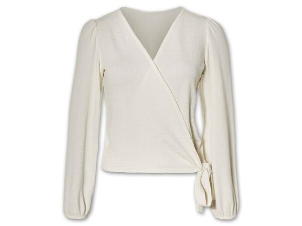 Damen Wickelshirt