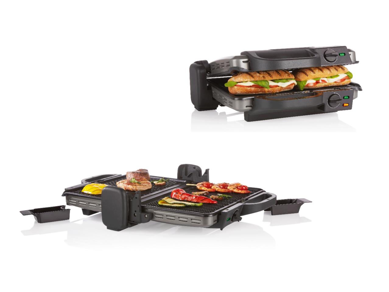 SILVERCREST KITCHEN TOOLS 1700W 3-in-1 Contact Grill