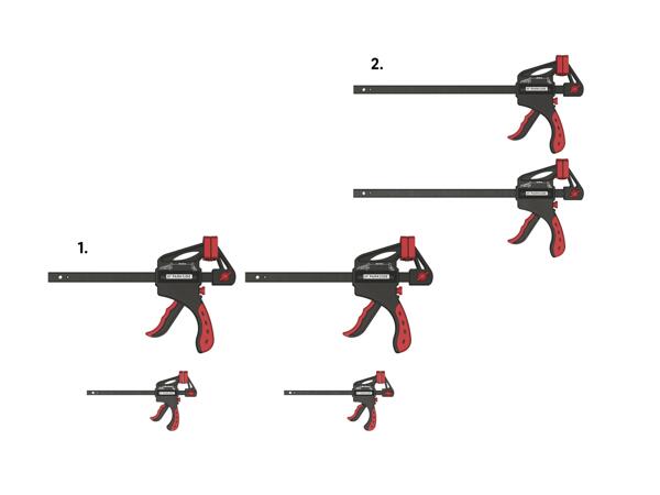 Serre-joints à une main