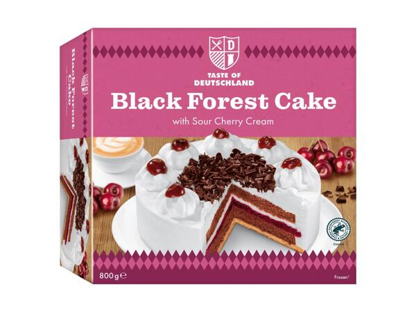 Gâteau à la crème Forêt-Noire