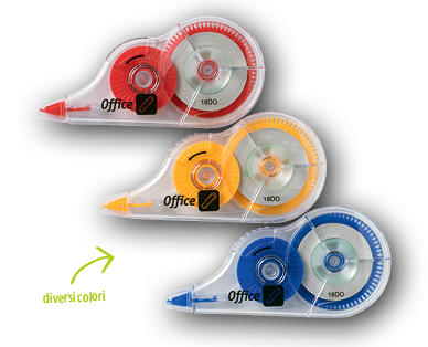 Correttori a nastro, set da 3 OFFICE